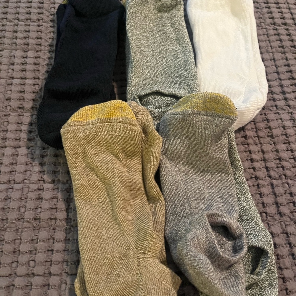 Gold Toe Men's Casual Socks - Black, Gray, White, Tan, Gold